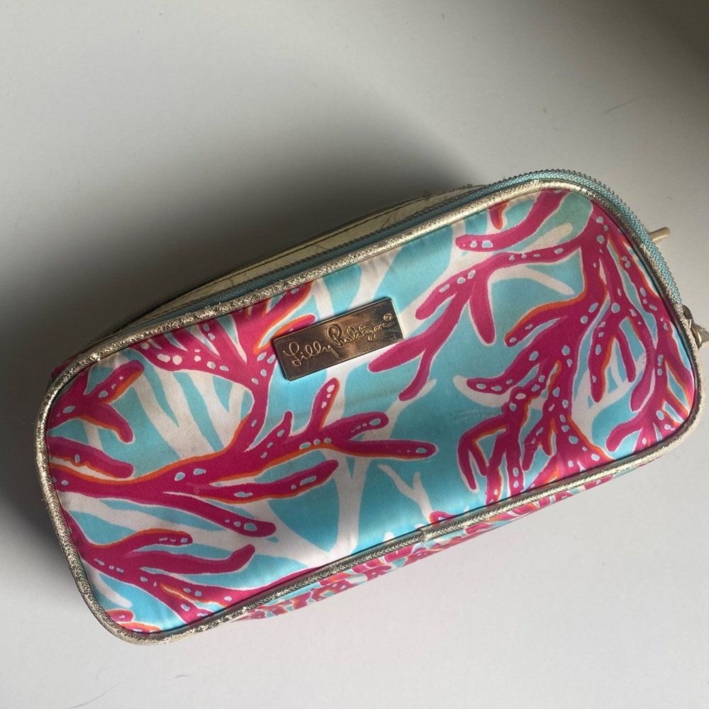 LILLY PULITZER zip pouch pencil case makeup bag ✨✨✨